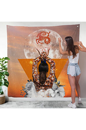 Burç ve Astroloji Duvar Örtüsü-8327