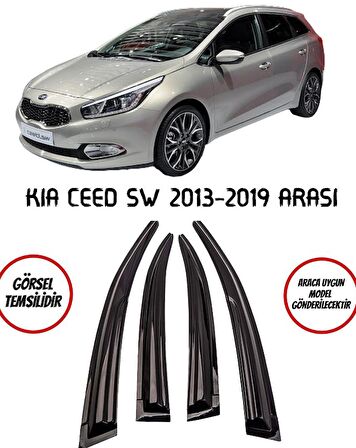 Kia Ceed Sw Cam Rüzgarlığı 4lü 2013-2019 Arası