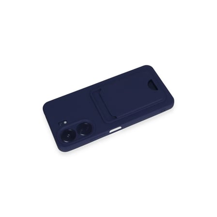 Xiaomi Redmi 13C Kılıf Kelvin Kartvizitli Silikon - Lacivert
