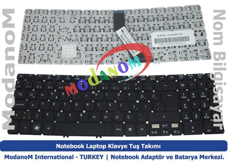 Acer Aspire V5-572P-9655 Klavye Türkçe Siyah