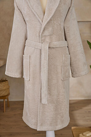 ÖZDİLEK COLOURIST ŞALYAKA BORNOZ BEJ XL BEDEN