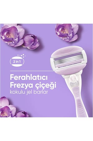 Comfortglide Breeze Kadın Tıraş Makinesi + 6 Adet Yedek Tıraş Bıçağı