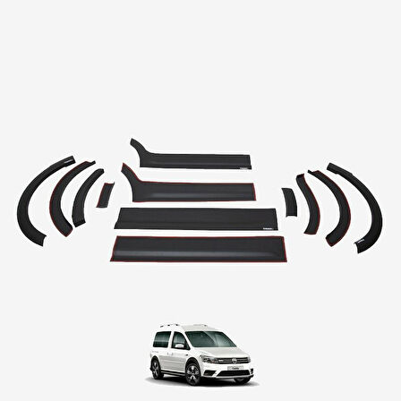 Volkswagen Caddy 2015-2020 Dodik Set 12 Parça Kısa Şase Sol Sürgü