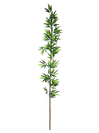 5li Set Yapay Bambu Sopası 20 Yapraklı 190cm Yapay Çiçek Bambu Duvarı Separatör Çiçeği Yapay Çiçek