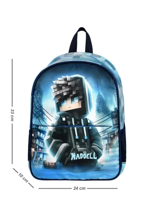 Okul Cantasi Lisansli Lacivert Siyah Anaokul Sirt Cantasi Robloks Just Polo
