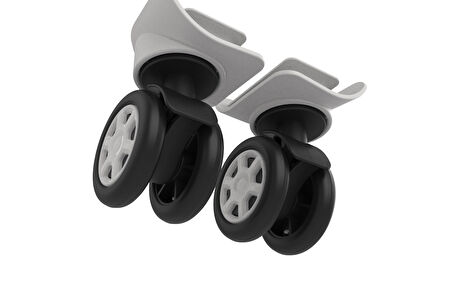 Keo-Plus PP Valiz Tekerleği Sağ ve Sol Krem Renk