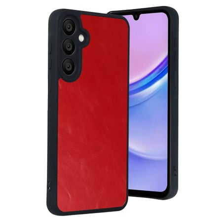 Samsung Galaxy A57 5G Aras Deri Kapak - Kırmızı