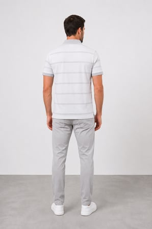 POLO YAKA CEPLİ ÇİZGİ DESEN TŞHIRT HERMAN 3049