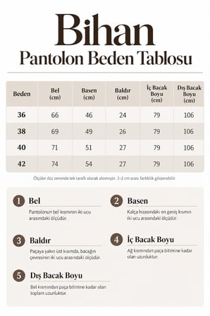 Kadın İspanyol Paça Yan Cepli Yüksel Belli Ütü İzli Dikişli Perçin Çakmalı Pantolon 27K-1203-Siyah