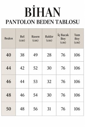 Kadın Beş Cepli Beli Lastikli Önü Boncuk Baskılı Tencel Kumaş Kot Pantolon 27K-26660-Mavi