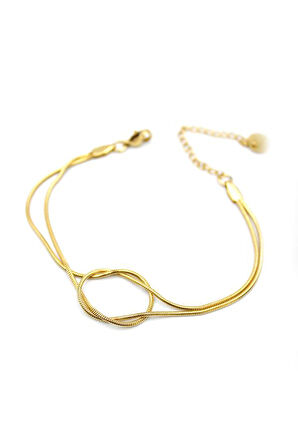 Düğüm Bileklik - Altın