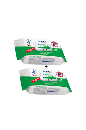 ACTOSEPT® AF TÜCHER 80 pcs 2 adet | Yüzeyler İçin Alkol Bazlı Kullanıma Hazır Dezenfeksiyon Mendili