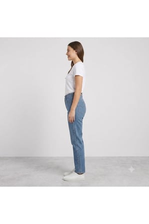 501® Crop Kadın Jean Pantolon -0015 Mavi / 25/26