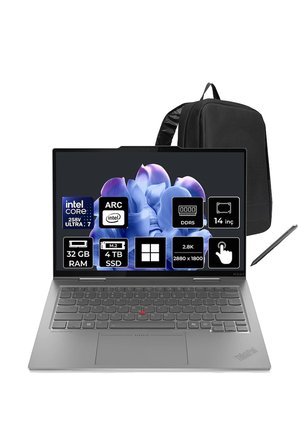 ThinkPad X1 Core Ultra 7 258V 32GB RAM 4TB SSD 14" 2.8K OLED 120Hz Multi-Touch Win11 Home Dizüstü Bilgisayar + Per4 Çanta