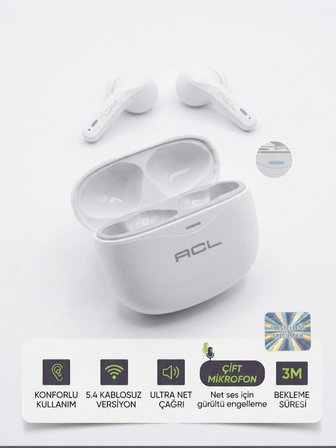 ACB-71 Bluetooth 5.4 Çift Mikrofonlu Kablosuz Kulak İçi Kulaklık (Gürültü Engelleme / HD Görüşme)