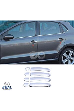 VW Polo Krom Kapı Kolu Seti 4 kapı 2008-2017 Arası P. Çelik