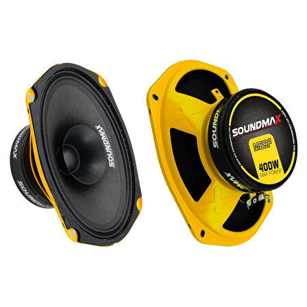 SOUNDMAX SX-M69F-400WMAX-100W RMS-PROFESYONEL -OVAL MİDRANGE