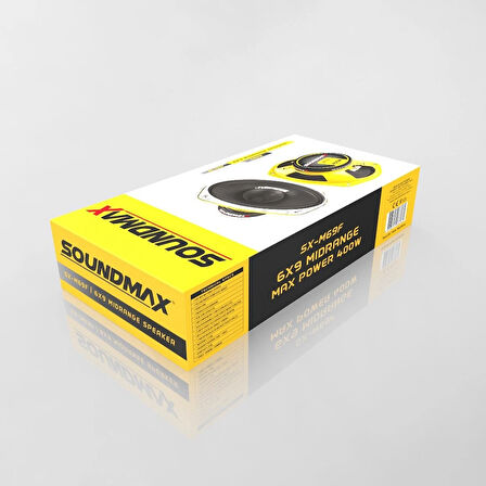 SOUNDMAX SX-M69F-400WMAX-100W RMS-PROFESYONEL -OVAL MİDRANGE