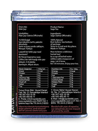 Adaçayı (Öğütülmüş) 90g