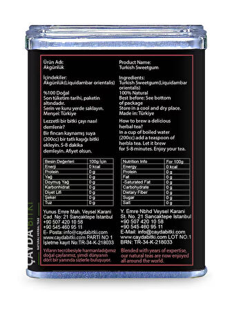 Akgünlük Sakızı (Öğütülmüş) 150g