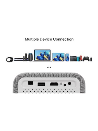 Hp Cc500 Yüksek Parlak 3İn1 Fhd Projeksiyon Cihazı 600 Led Lms ( Stick- 84 İnç Perde Hediyeli)