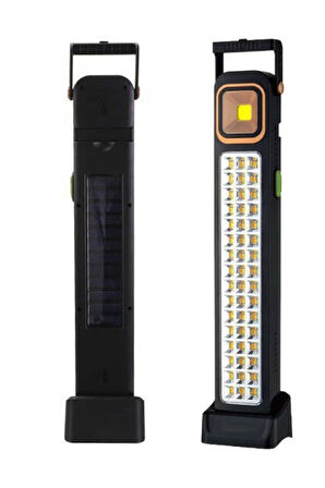İpek Yıldızı® 5 Fonksiyonlu Güneş Enerjisi İle Şarj Olabilen 48 Ledli Işıldak,Aydınlatma PR-3838