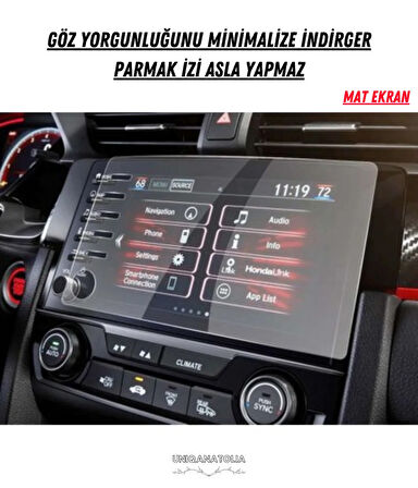 Honda Civic FC5 Makyajlı Kasa Navigasyon ve Multimedya Uyumlu Mat Ekran Koruyucu