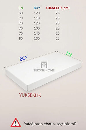 | %100 Pamuk Sıvı Geçirmez Bebek Yatak Koruyucu Alez | Beşik Kreş Yatak Alezi | Full Kenar Çarşaf