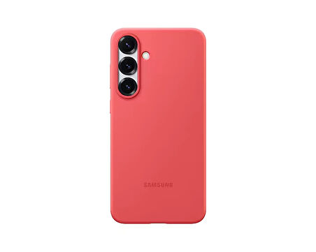 Samsung Galaxy S25 Plus Silikon Kılıf Kırmızı