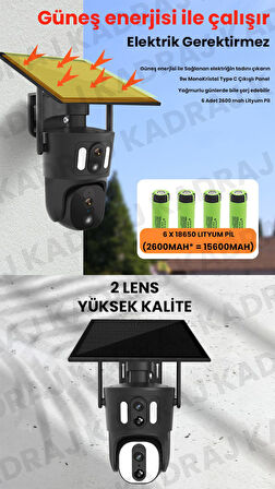 8MP | 15600 MAH. | ULTRA HIZLI ODAKLANMA | 1 YIL INTERNET | 128GB SD KART |  2 YÖNLÜ SES | 2025 YENİ