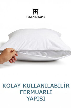 %100 Pamuk Sıvı Geçirmez Bebek Yastık Alezi Koruyucu 35x45 CM