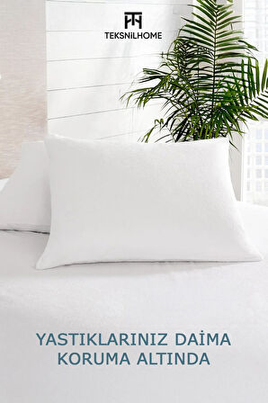 %100 Pamuk Sıvı Geçirmez Bebek Yastık Alezi Koruyucu 35x45 CM