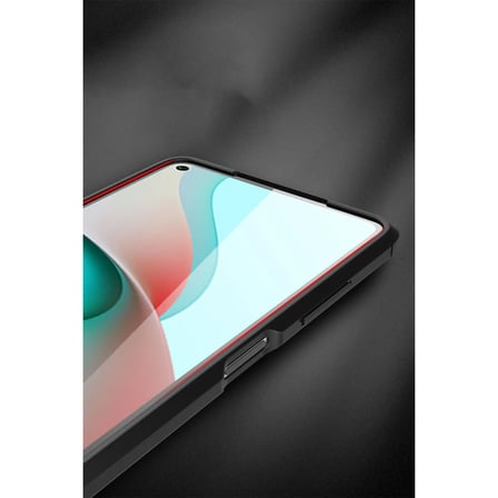 Xiaomi Redmi Note 9 5G Kılıf Auto Focus Kapak - Kırmızı