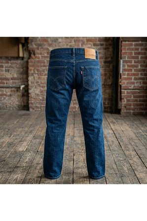 502™ Taper Erkek Jean Pantolon likralı kumaş - 0065 Lacivert / 32/32