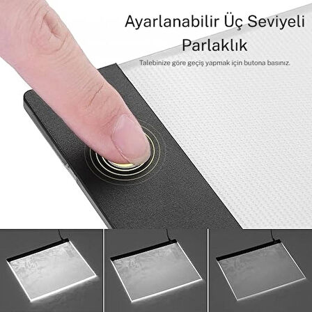 TechTic A3 Led Işıklı Çizim Tableti Led Çizim Kopyalama Tableti Eskiz Anime Portre Grafik Çizim 3Mod