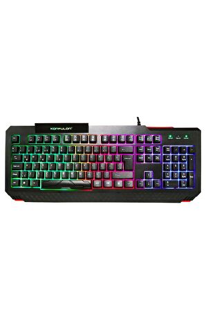 RGB Işıklı Türkçe Q Kablolu Gaming Klavye Konfulon V2