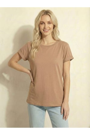 Kadın Bebe Mavi Salaş Sırt Açık Detaylı Oversize Tunik Tshirt Njram20
