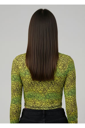 Kadın Siyah Bisiklet Yaka Desenli Crop Bluz NJ74