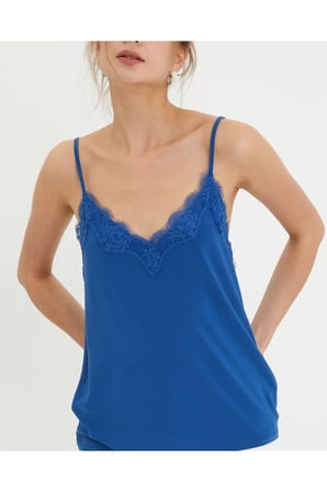 Kadın Somon Dantelli Atlet Bluz APP5008