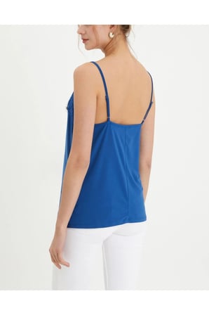Kadın Somon Dantelli Atlet Bluz APP5008