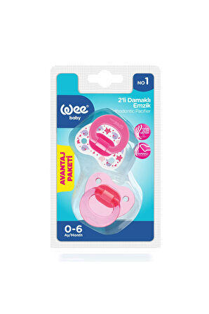 Wee Baby 2’li Damaklı Emzik No:1 Kız