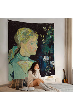 Vincent van Gogh - Adeline Ravoux Duvar Örtüsü-8361