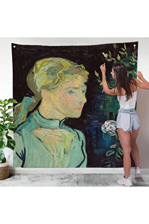 Vincent van Gogh - Adeline Ravoux Duvar Örtüsü-8361
