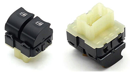 ANAHTAR CAM AÇMA KANGOO III/CLIO IV/CAPTUR/LODGY/SANDERO/DOKKER SOL İKİLİ TURUNCU IŞIK