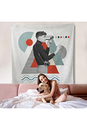 Video Pop Art Duvar Örtüsü-8362