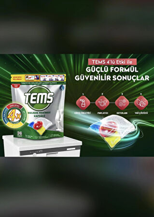 Tems Bulaşık 36 lı Tablet