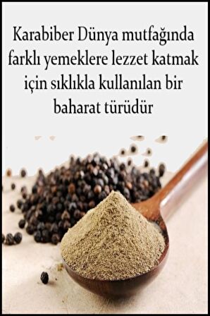 Karabiber Öğütülmüş 500 gr Toz