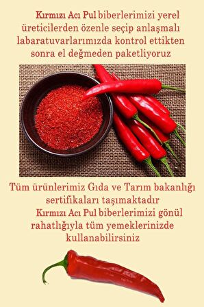 Acı Pul Biber (Yaprak) 500 gr