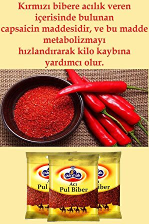 Acı Pul Biber (Yaprak) 500 gr