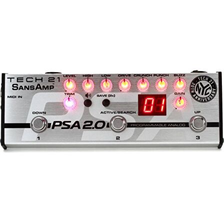 Tech 21 PSA 2.0 SansAmp Gitar Preamp Pedalı